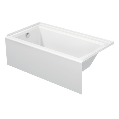 Duravit Architec 60" x 32" Alcove Soaking Bathtub & Reviews Wayfair